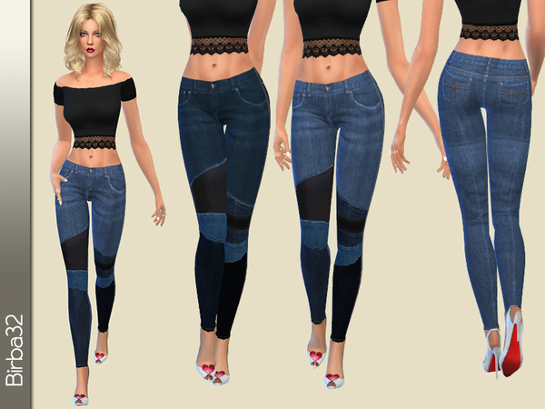 The Sims Resource: Leather and Jeans by Birba32
