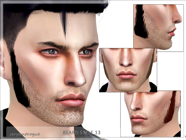  The Sims Resource: Beard Style 13 by Serpentogue