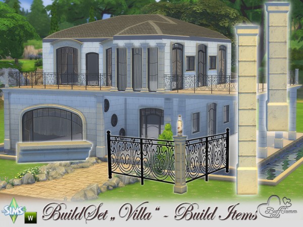  The Sims Resource: Build A Villa Build Items byBuffSumm