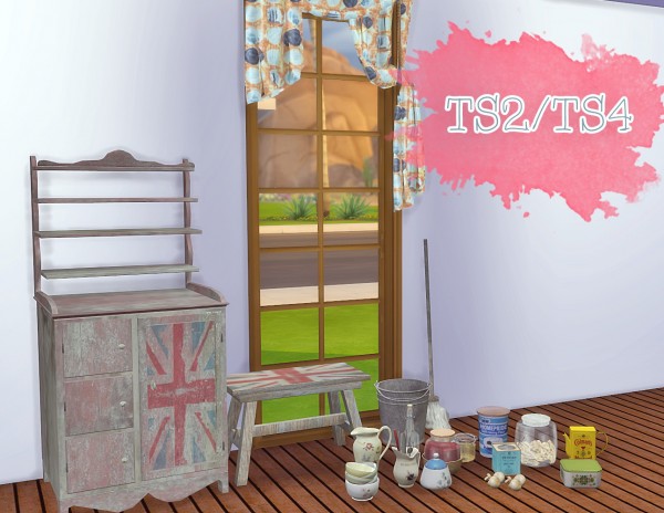  Mony Sims: Kitchen clutter Flea Market converted from TS2 to TS4
