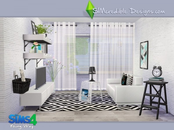  The Sims Resource: Young Way Living by SIMcredible