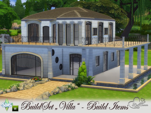  The Sims Resource: Build A Villa Build Items byBuffSumm
