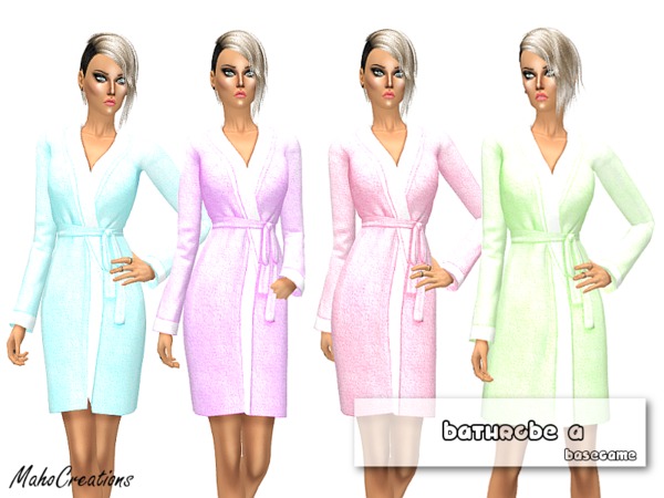 The Sims Resource: Bathrobe by MahoCreations