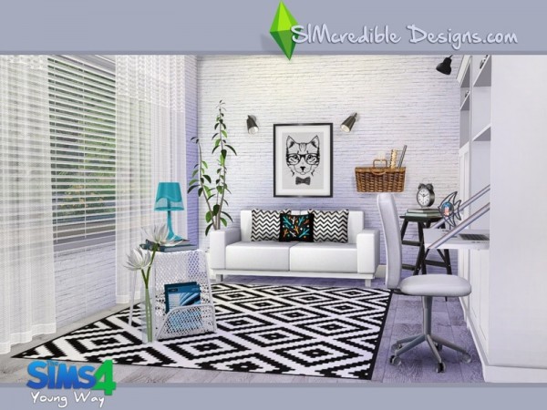  The Sims Resource: Young Way Living by SIMcredible