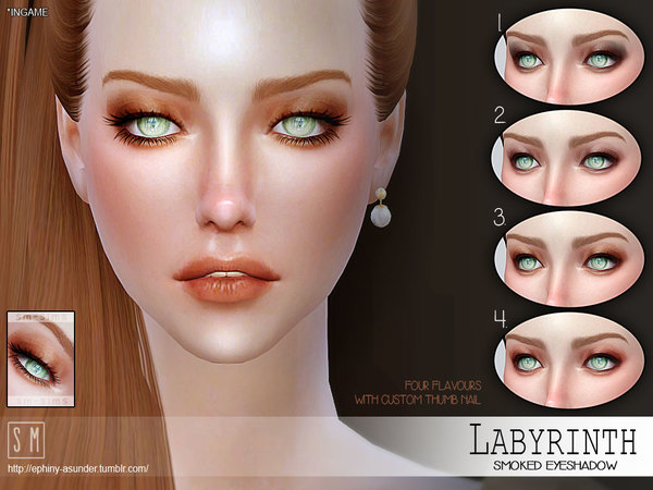  The Sims Resource: Labyrinth   Smoked Eyeshadow by Screaming Mustard