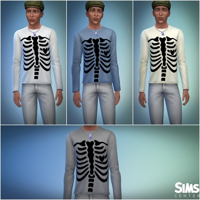  Sims Center: Exclusive T   Skeleton