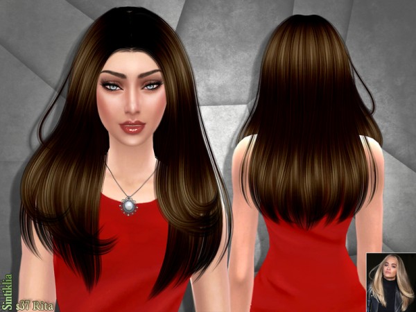  The Sims Resource: Sintiklia   Hair s37 Rita