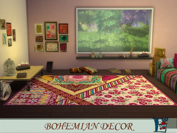  The Sims Resource: Bohemian decor by evi
