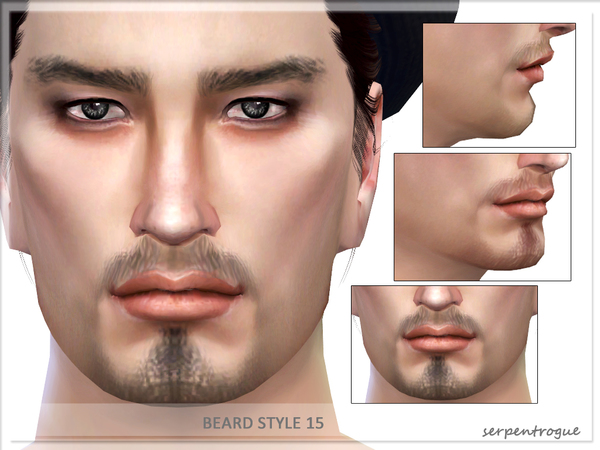  The Sims Resource: Beard Style 15 by Serpentogue
