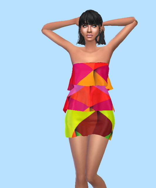  Sims Fashion 01: Fashion Dress