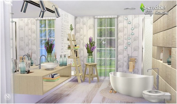 SIMcredible Designs: Silky Intentions bathroom • Sims 4 Downloads