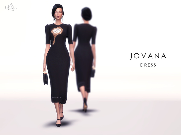  The Sims Resource: Dress   JOVANA by Starlord