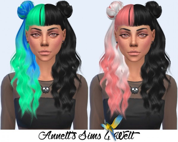  Annett`s Sims 4 Welt: Leah Lillith Hair Melanie Recolors