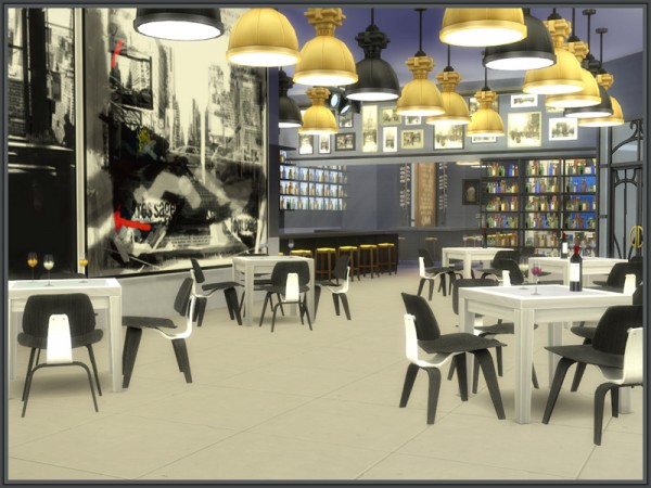  The Sims Resource: Cafe de Flore by danuta720