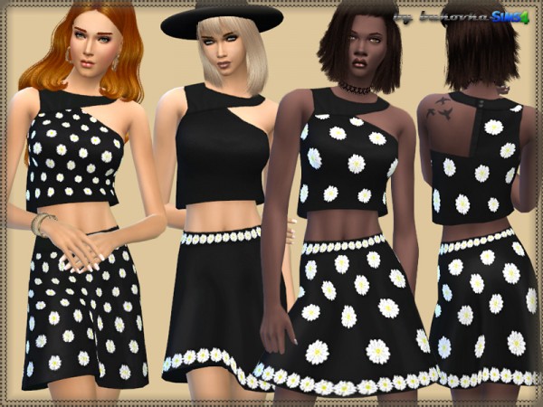  The Sims Resource: Set Daisy dress by Bukovka
