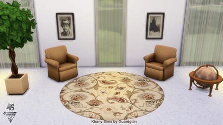  Khany Sims: CASSIOPEE collection rond rugs