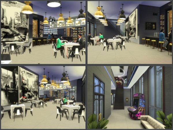  The Sims Resource: Cafe de Flore by danuta720