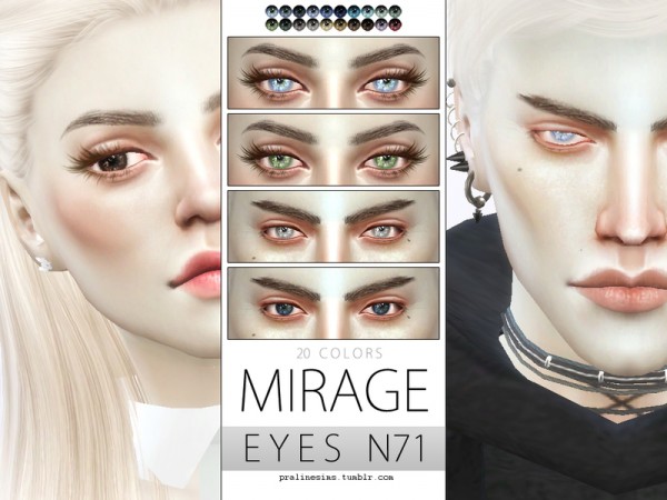  The Sims Resource: Micro Eye Pack N08 by Praline Sims