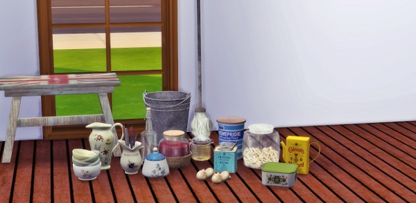  Mony Sims: Kitchen clutter Flea Market converted from TS2 to TS4