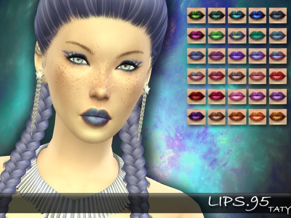  The Sims Resource: Lips 95  by Taty