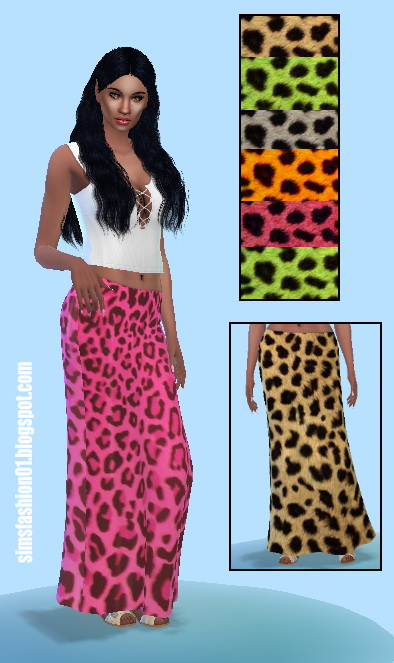  Sims Fashion 01: Long Skirts