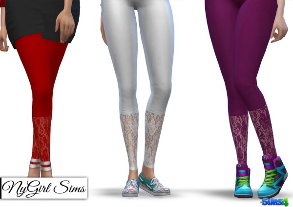  NY Girl Sims: Quarter Lace Legging + Accessory