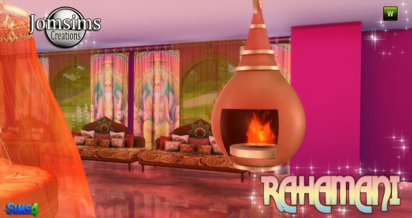  Jom Sims Creations: RAHAMANI chambre