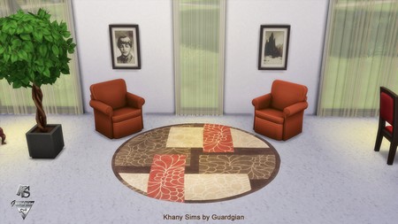  Khany Sims: CASSIOPEE collection rond rugs