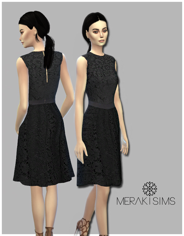  Merakisims: 41. Corded lace sleeveless top and skirt