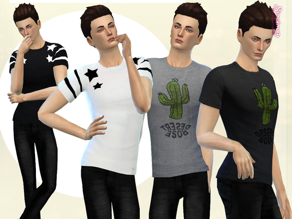  The Sims Resource: Old School Hit T shirts by Simsimay