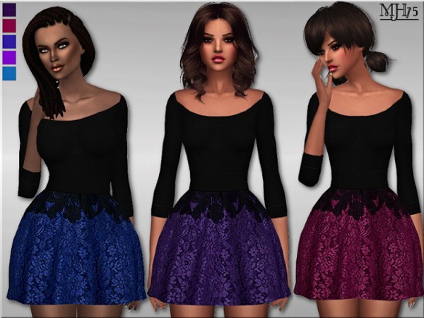  Sims Addictions: Serenade Dress by Margies Sims