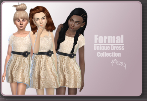  Xmisakix sims: Dresses Collection