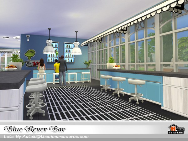  The Sims Resource: Blue Rever Bar by Autaki