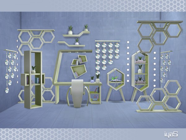  The Sims Resource: Eco Futuristic set by Soloriya