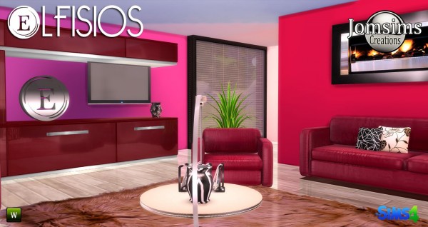  Jom Sims Creations: ELFISIOS livingroom