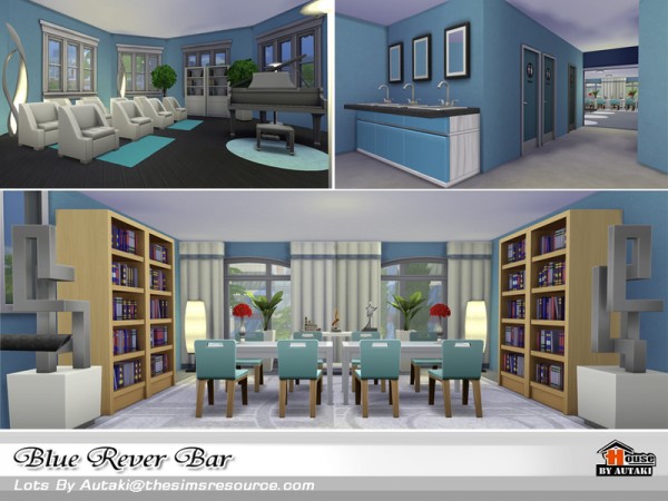  The Sims Resource: Blue Rever Bar by Autaki