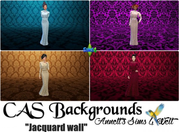  Annett`s Sims 4 Welt: CAS Backgrounds Jacquard wall