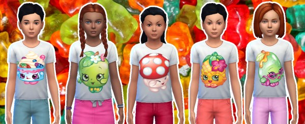  Simsworkshop: Shopkins Shirt Part 1 Shirt