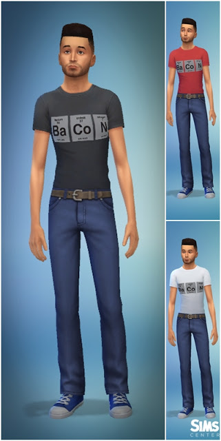  Sims Center: Bacon t shirt