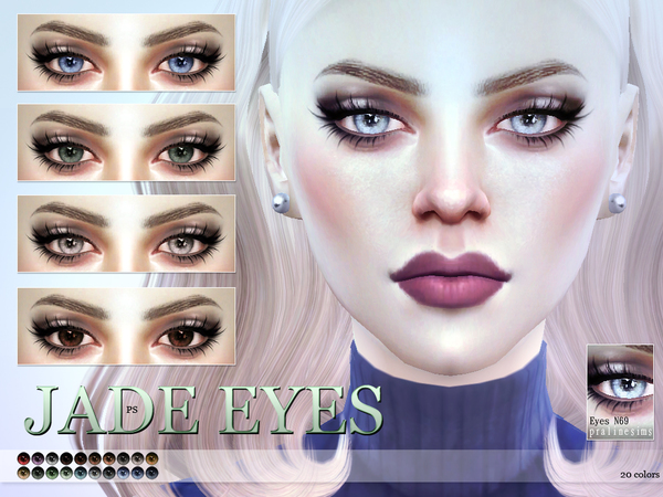  The Sims Resource: Jade Eyes N69 by Pralinesims
