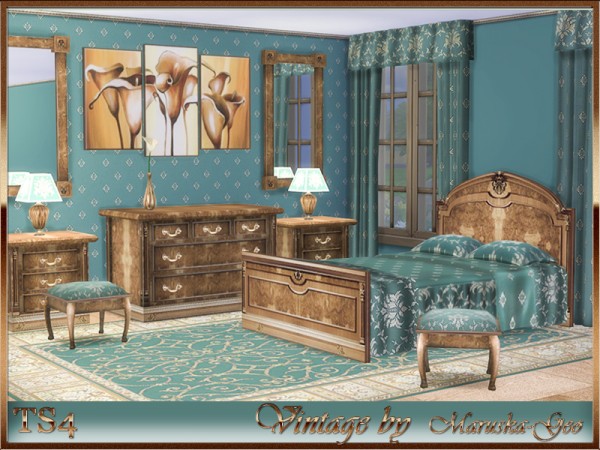  The Sims Resource: Set Vintage by Maruska Geo