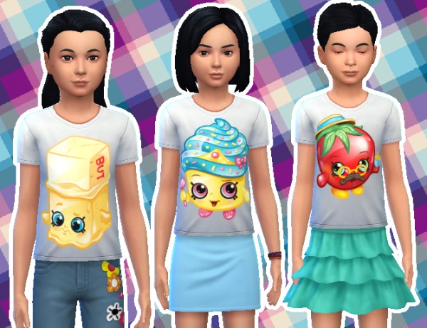  Simsworkshop: Shopkins Shirt Part 1 Shirt