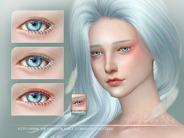  The Sims Resource: Eyeliner 09 by S Club