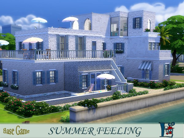  The Sims Resource: Summer feeling house by Evi
