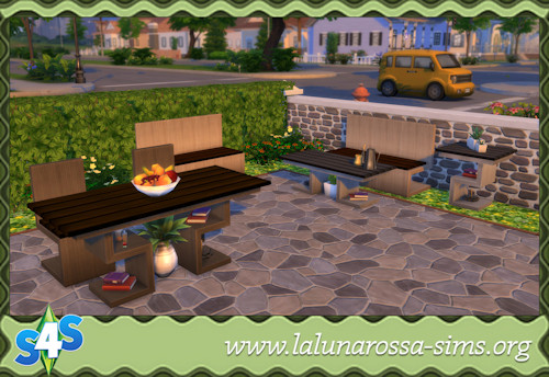  La Luna Rossa Sims: Outdoors Set