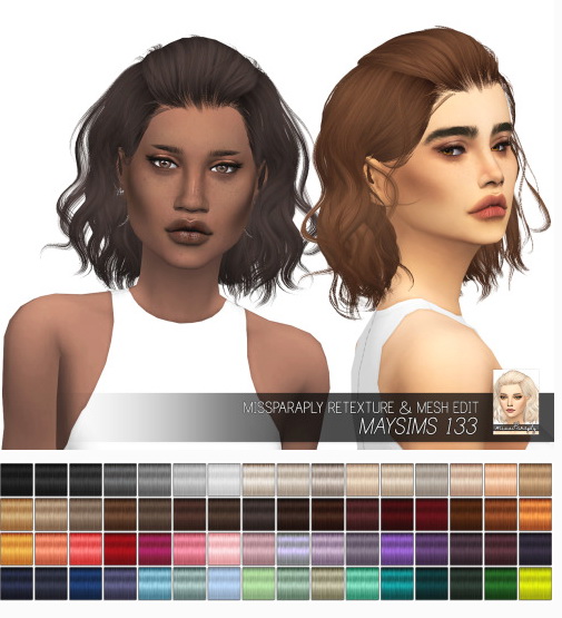  Miss Paraply: Maysims 133: Solids hairstyle