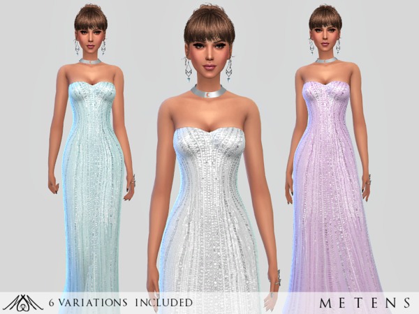  The Sims Resource: Tresor dress by Metens