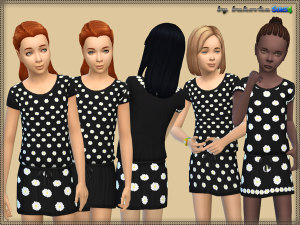  The Sims Resource: Daisy dress by Bukovka