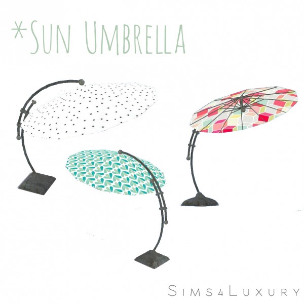  Sims4Luxury: Sun Umbrella
