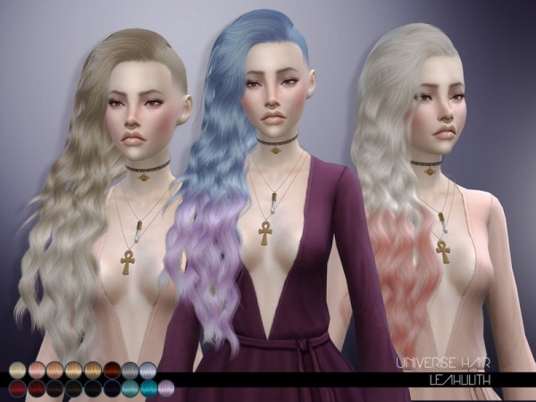  The Sims Resource: Universe Hair by LeahLillith